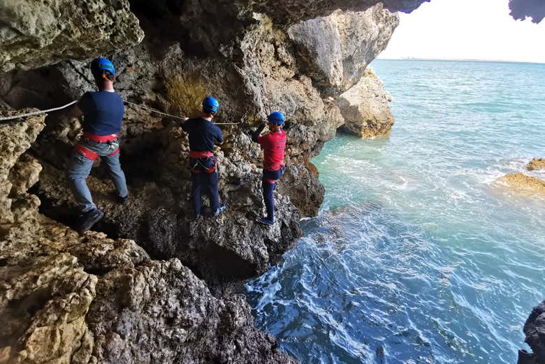 Sea cave in Arrabida