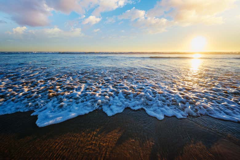 Sunset in the Atlantic