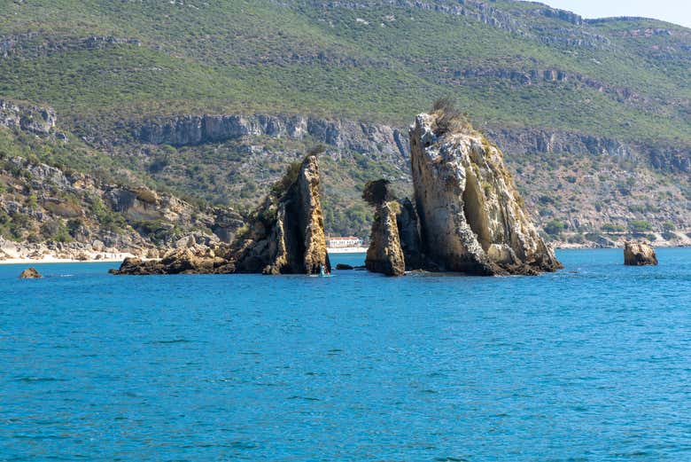 Rocky formations in Setúbal