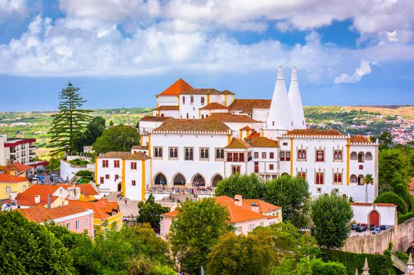 Entrada al Palacio Nacional de Sintra y sus jardines