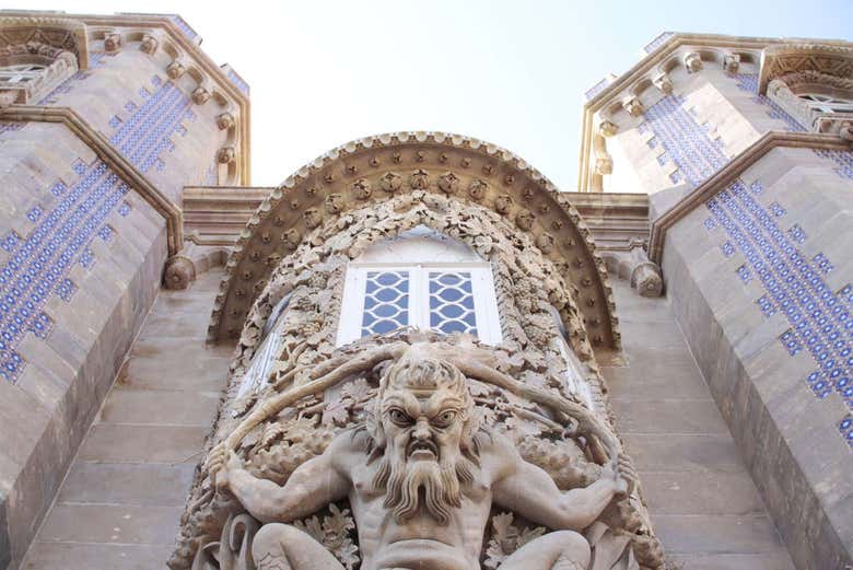 Detalhe de um dos pátios