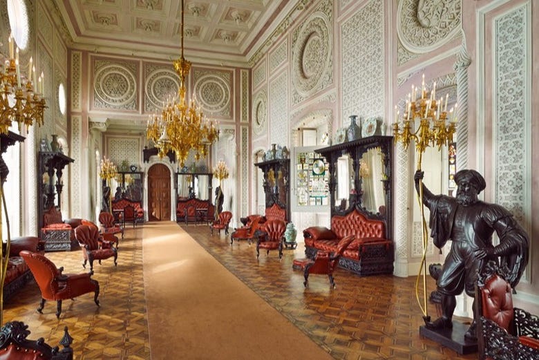 One of the palace halls