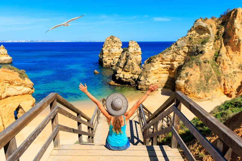 Contemplando las costas del Algarve