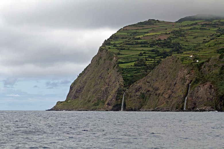 Abrupto paraje de la isla de São Jorge