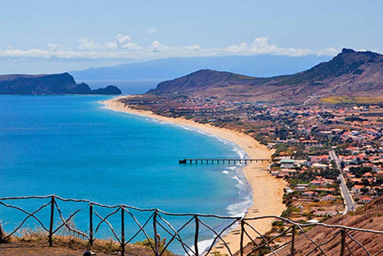 Vue panoramique sur Porto Santo