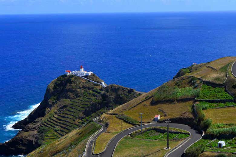 Santa Maria island in the Atlantic