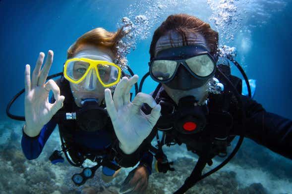 Bautismo de buceo en São Miguel