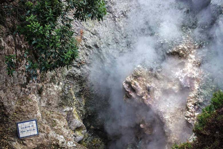 Attività vulcanica a Furnas