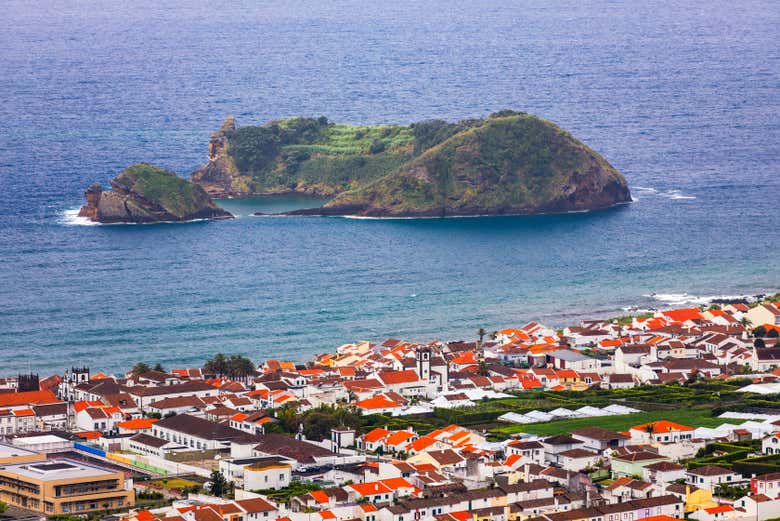 Islote de Vila Franca desde São Miguel