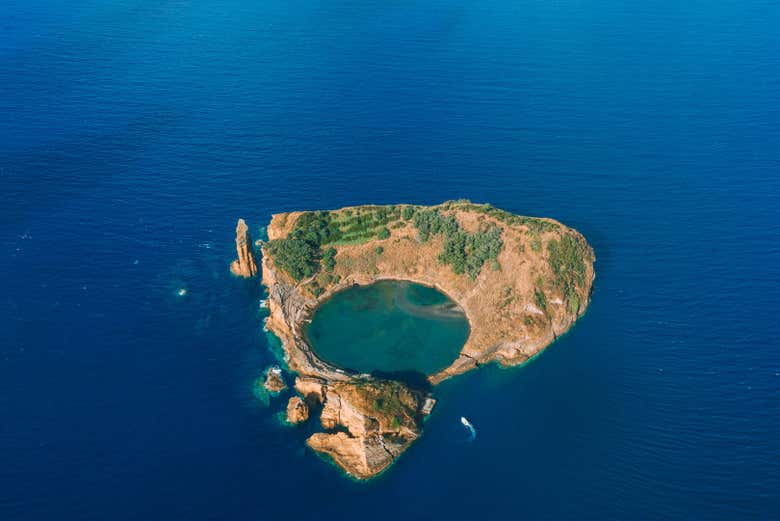 Panoramic view of the islet of Vila Franca