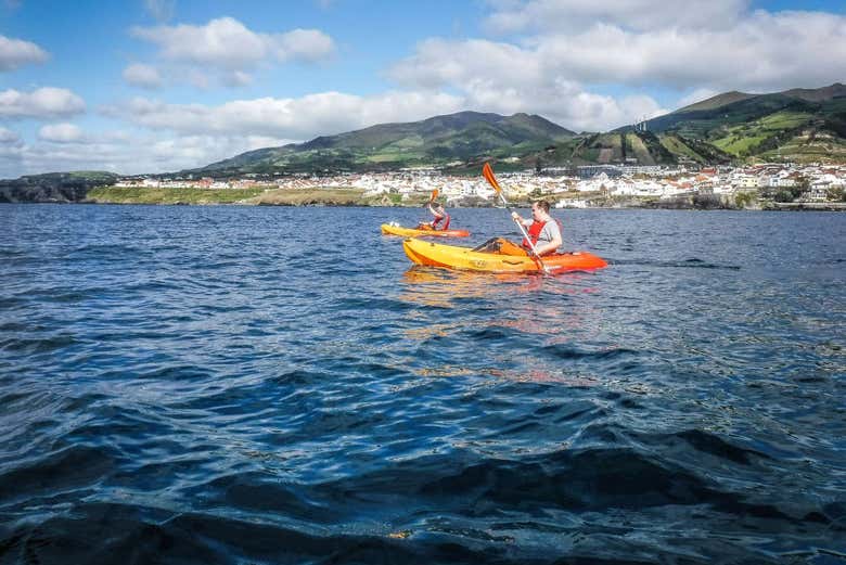 Kayaking in the Atlantic