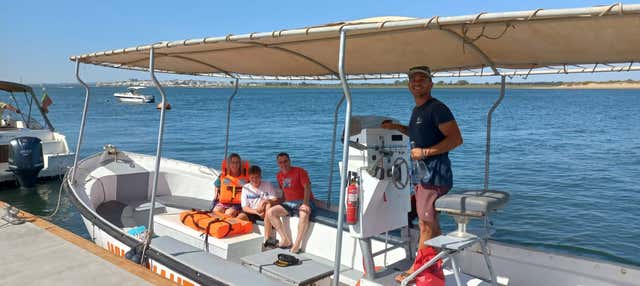 Paseo en barco por el río Guadiana
