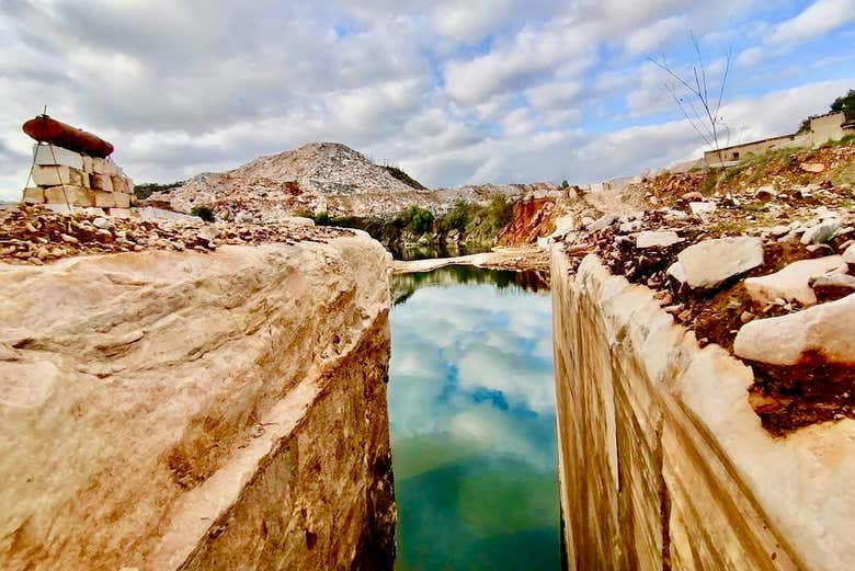 Pendant la visite du marbre à Vila Viçosa