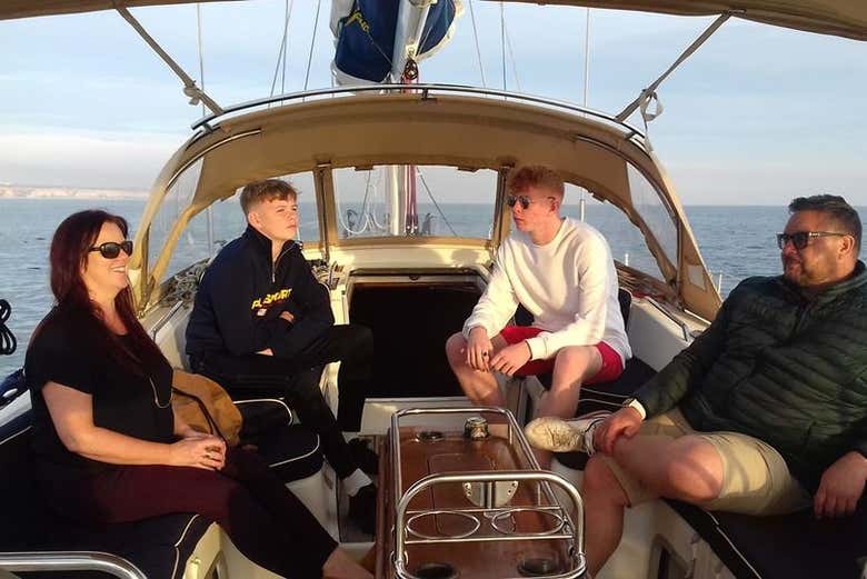 Enjoying the cruise