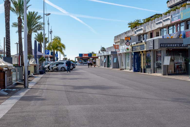 Raggiungendo il porto di Vilamoura