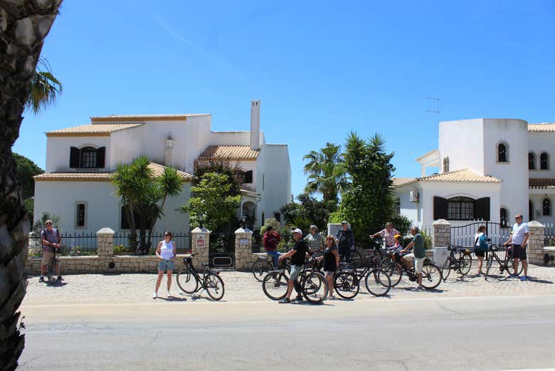 In bicicletta per le strade di Vilamoura