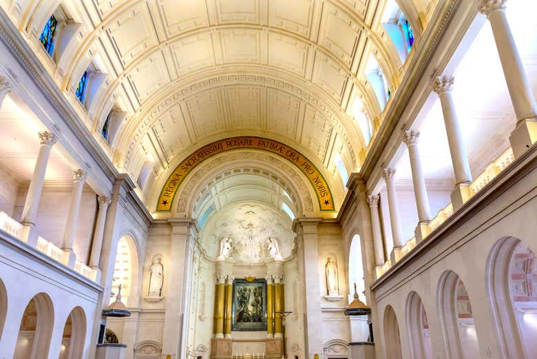 Interior da basílica da Nossa Senhora do Rosário