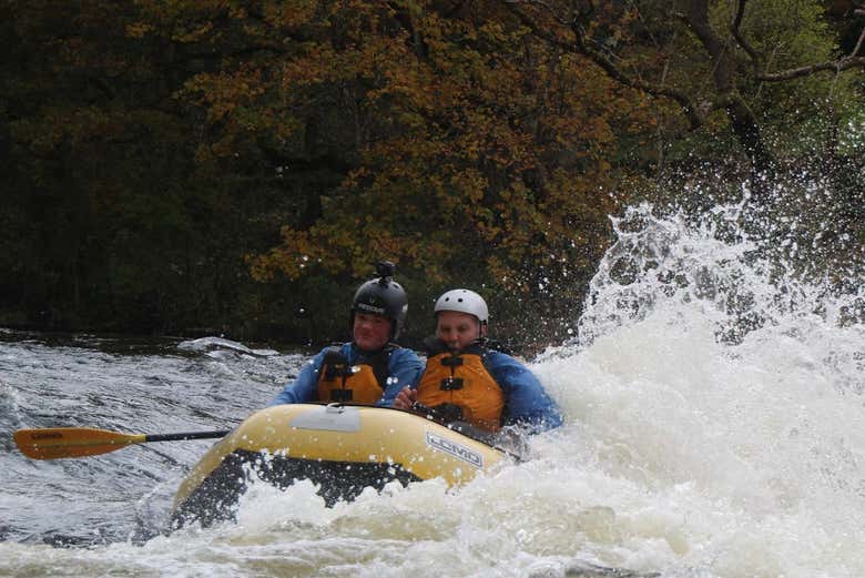 White water rapids in Scotland