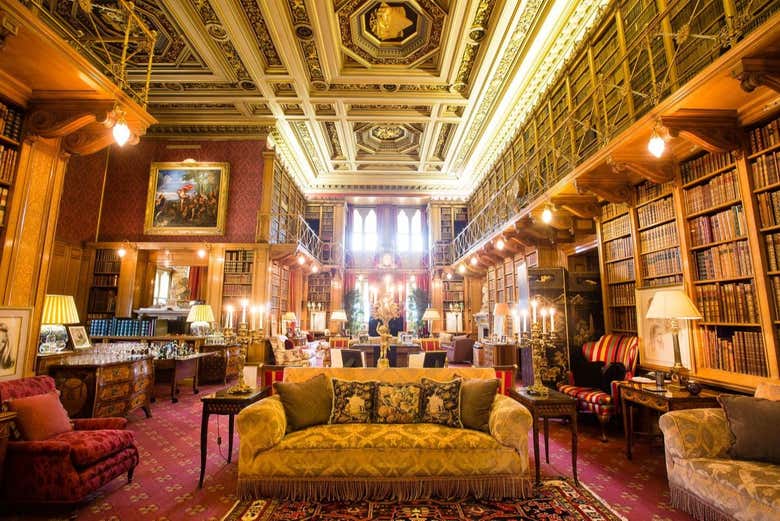 Interior del castillo