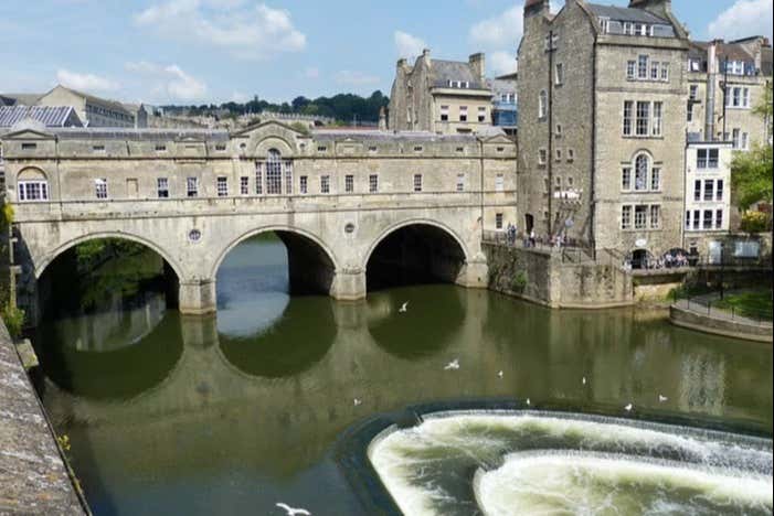 Get great views of the ancient structures along the river