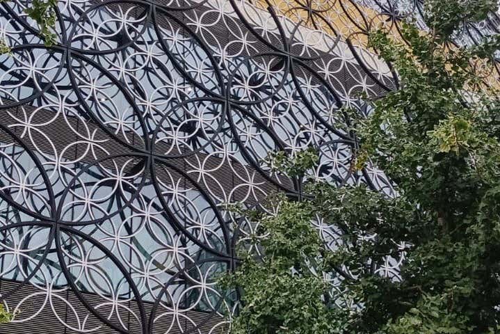 Detalle en uno de los edificios de Birmingham