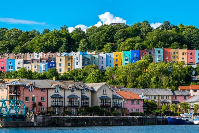 Casas de colores en Brístol