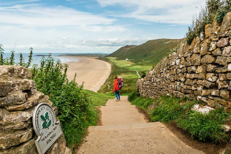 Pasearemos por el Wales Coast Path