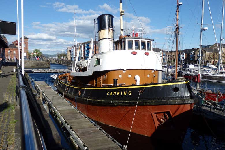 El Canning, un histórico barco en el Museo de Swansea