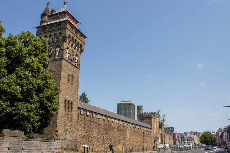 Exterior del Castillo de Cardiff