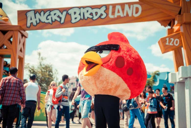 Angry Brids no Thorpe Park Resort