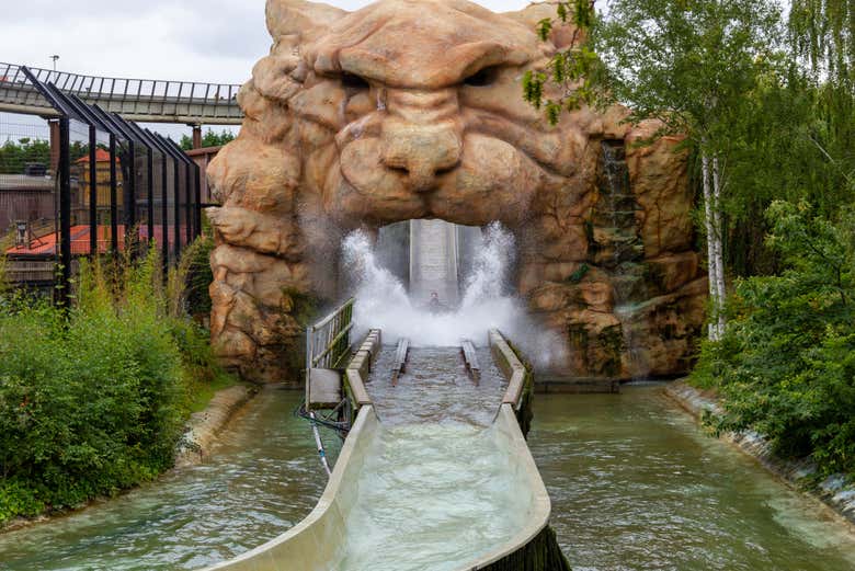 Uma das atrações do parque