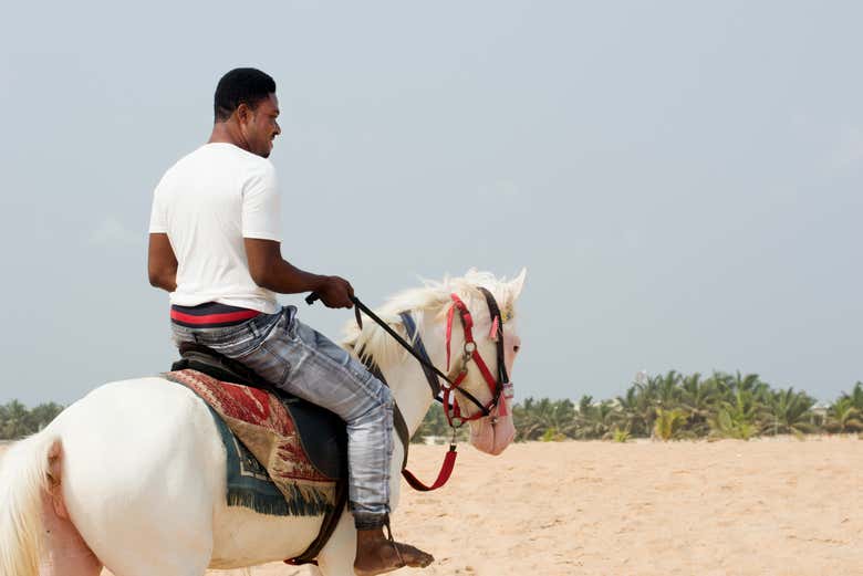 Un paseo a caballo rodeados de un bello entorno caribeño