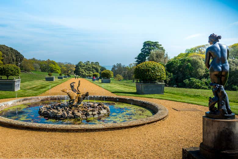 Os belos jardins do castelo de Osborne