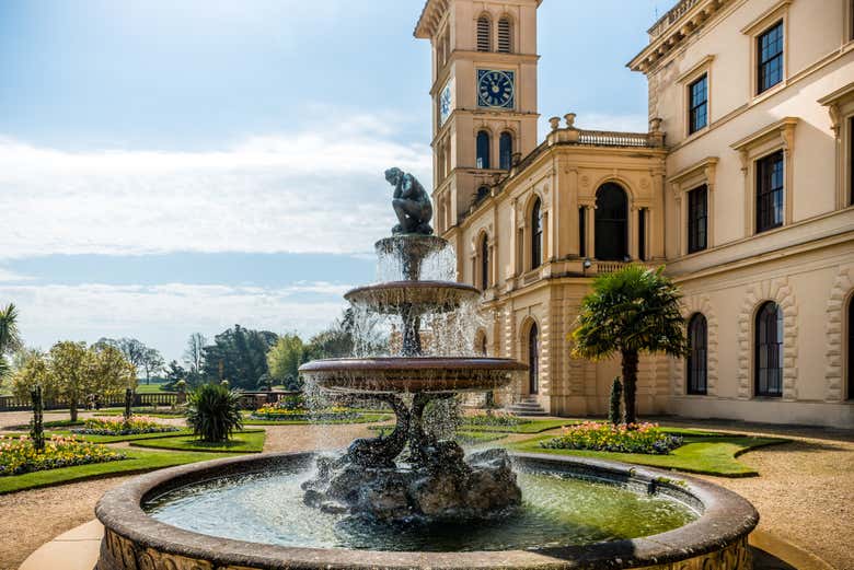 Uma das fontes do castelo de Osborne