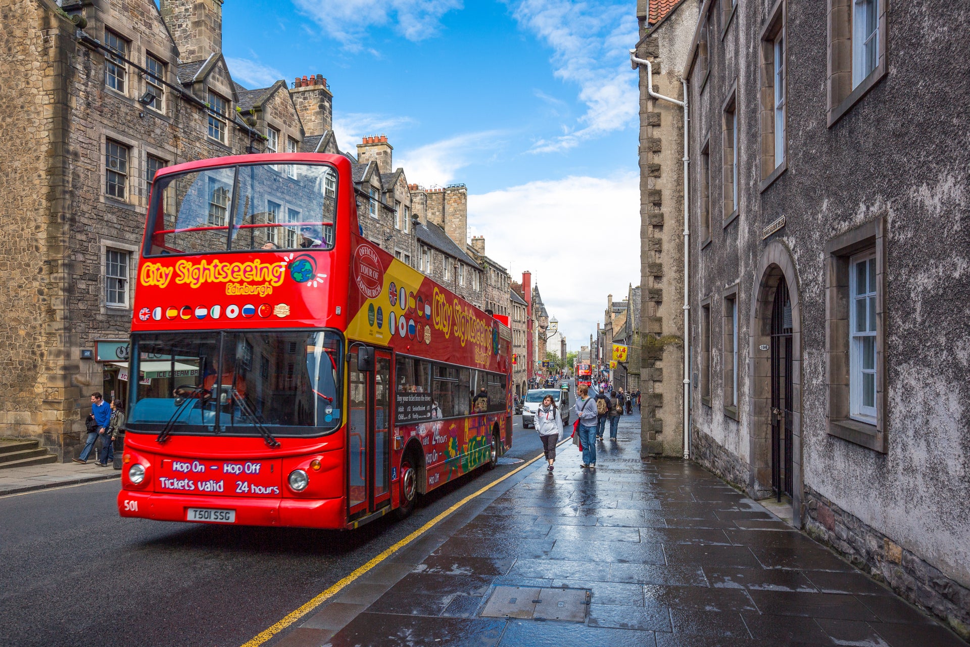 Bus touristique d'Édimbourg
