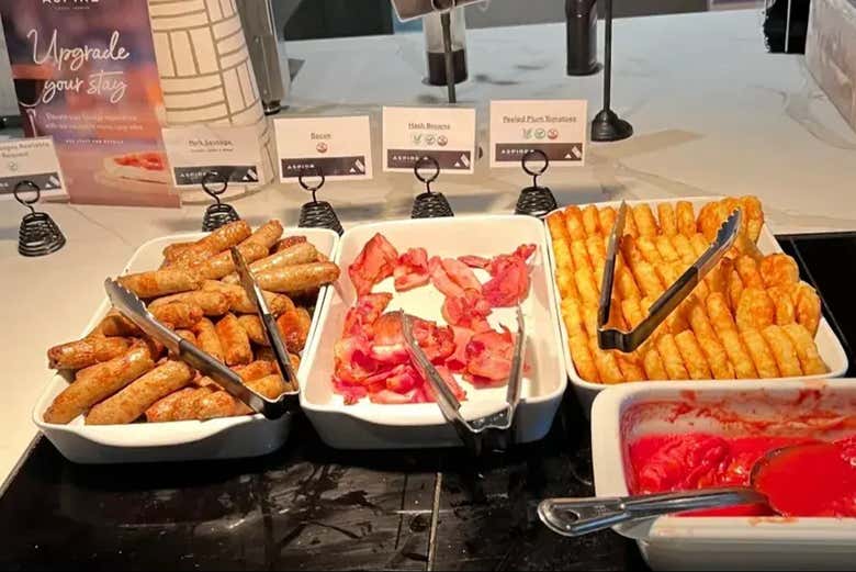 Desayuno tipo buffet 