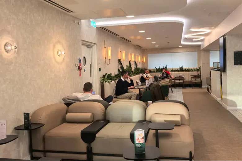 El lugar perfecto para descansar antes del vuelo
