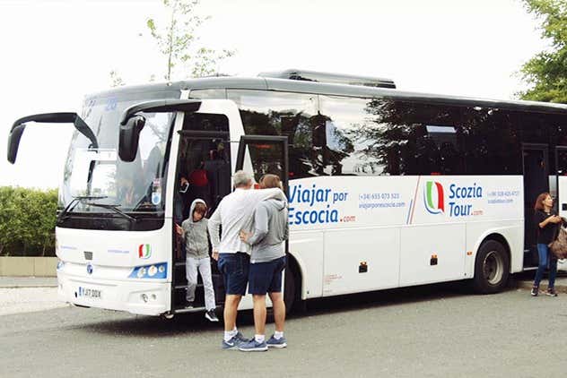 Durante il tour in Scozia