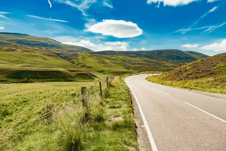 Take a scenic drive through Cairngorms National Park