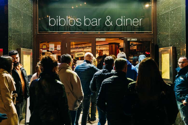 Ingresso del Biblos Restaurant