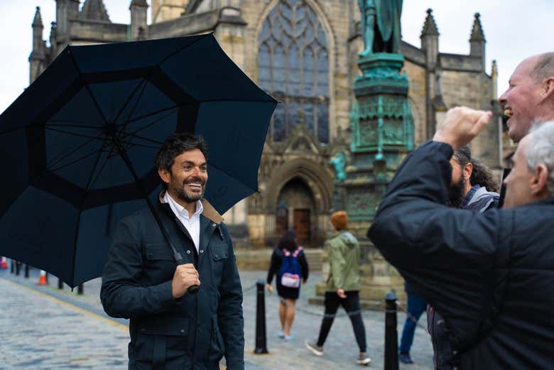 Disfrutando del tour de Edimburgo al completo