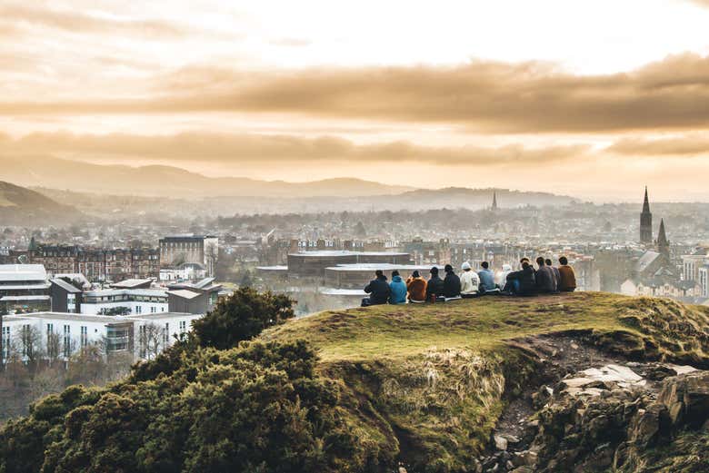 Le sommet avec des panoramas époustouflants