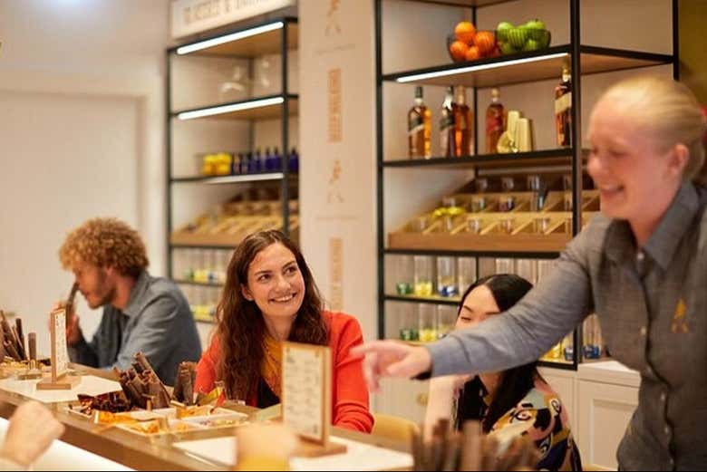 Pendant la dégustation