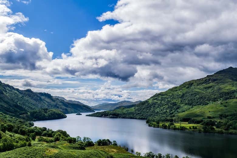 Le décor du Loch Ness