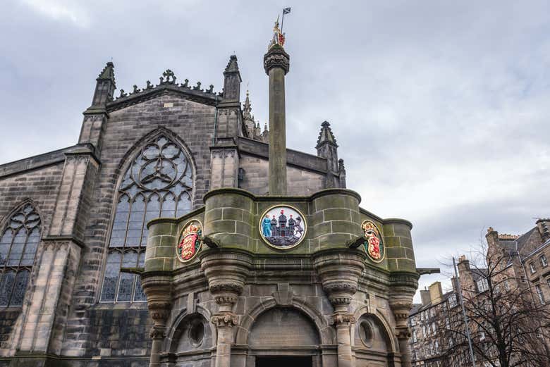 La Mercat Cross d'Édimbourg