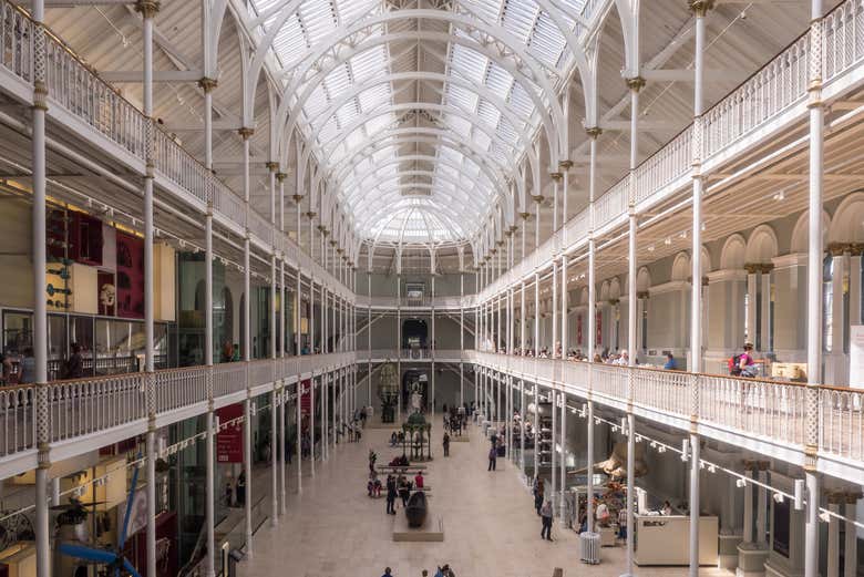 Interior del Museo Nacional de Escocia 