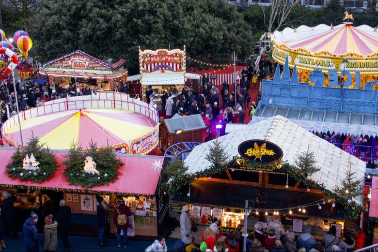 Princes Gardens at Christmas
