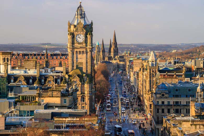 Panoramica di Edimburgo