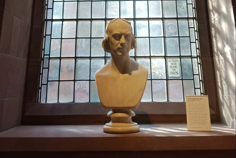 Busto en la Galería Nacional de Retratos de Escocia