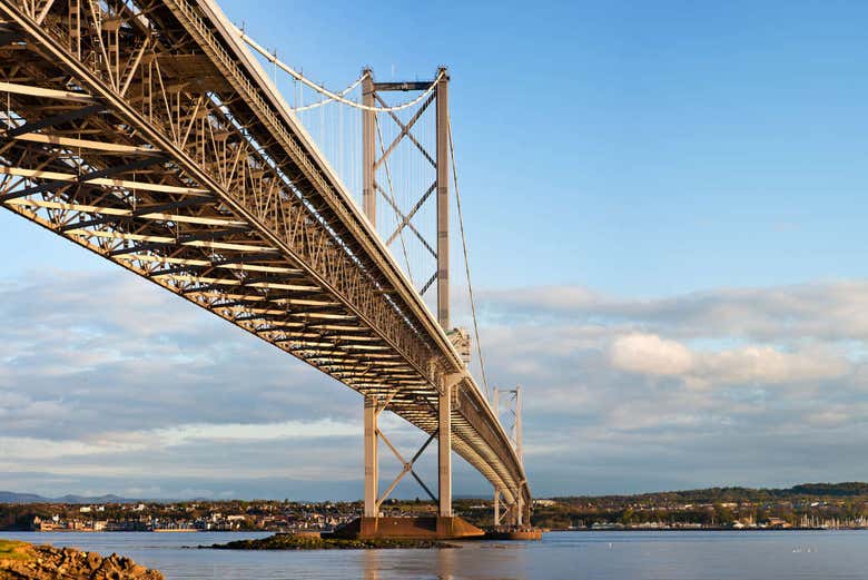 Passando pela ponte Queensferry